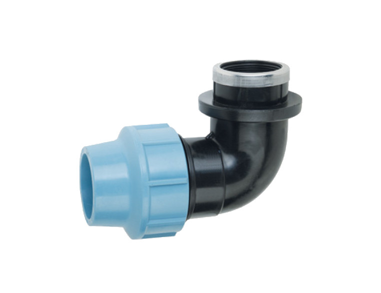 PP Mechanické tvarovky, koleno 90° s vnútorným závitom PP Mechanické tvarovky, koleno 90° s vnútorným závitom